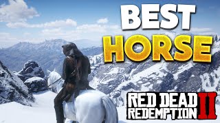 Red Dead Redemption 2 Best Horse How To Get Arabian White Coat Horse Location RDR2 Best Horse [upl. by Bach]