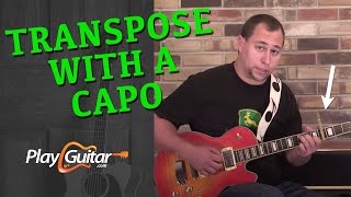 How To Transpose Guitar Chords With A Capo [upl. by Panthea]