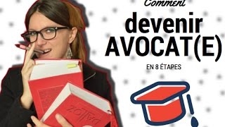 Comment devenir AVOCATE en 8 étapes [upl. by Eniamej]