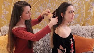 ASMR  Soft Spoken Hair Salon 2 Roleplay ♡ Scalp Massage Hair Cutting Brushing [upl. by Ronna220]