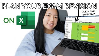 How I schedule  track my EXAM REVISION  free template [upl. by Takashi]