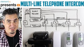 MultiLine Telephone Intercom [upl. by Merp638]