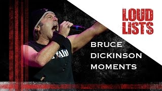 10 Amazing Bruce Dickinson Onstage Moments [upl. by Harrad]