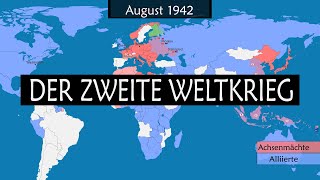 Der Zweite Weltkrieg  Zusammenfassung auf einer Karte [upl. by Nesrac]