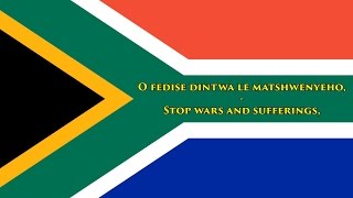 National anthem of South Africa all languagesenglish lyrics [upl. by Airotcivairam]