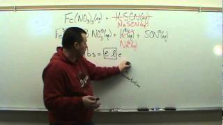 IronIII Nitrate and Potassium Thiocyanate 2010aR2 [upl. by Ahsoyek]