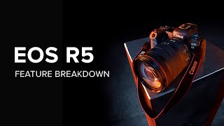 Canon EOS R5 Full Frame Mirrorless  Complete Feature Breakdown [upl. by Isied]