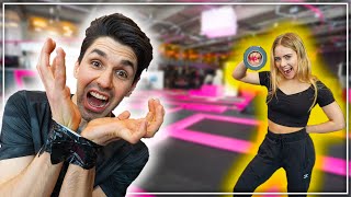 SCHLIMMSTER TAG in der TRAMPOLINHALLE 😳 mit Itsmisabell  Vlog 71 [upl. by Nonnerb473]