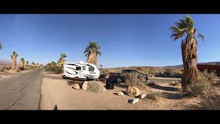 Drive Through Anza Borrego Palm Canyon RV Hookup Campground [upl. by Hildegarde]