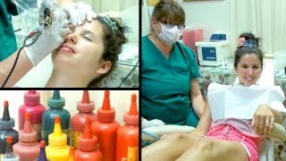 Getting Permanent Makeup Before amp After [upl. by Haynor]