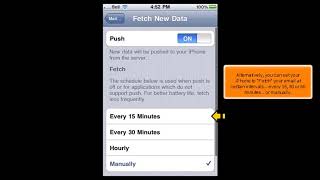 iPhone How to Configure Your Email Settings [upl. by Orapma]