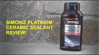 SIMONIZ PLATINUM CERAMIC SEALANT [upl. by Licha]