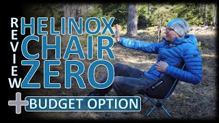 HELINOX CHAIR ZERO REVIEW  BUDGET OPTION COMPARISON [upl. by Ahsekam12]