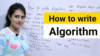 Lec 5 How to write an Algorithm  DAA [upl. by Htiduy]