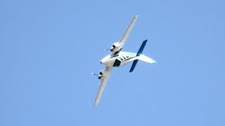 David Martin Beechcraft Baron EAA AirVenture Oshkosh 2019 Saturday [upl. by Imarej]