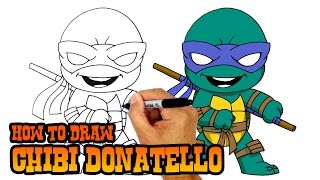 How to Draw Donatello  Teenage Mutant Ninja Turtles [upl. by Sredna]