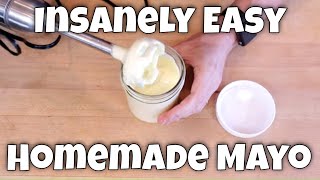 How to Make Homemade Mayonnaise  Easy amp Perfect Mayonnaise Recipe [upl. by Tutankhamen]