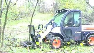 Hydra Snip Tree Shear on Bobcat Toolcat [upl. by Peterman635]