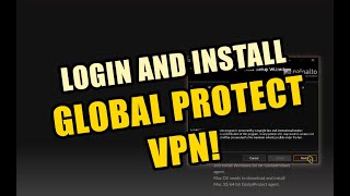 How to log into and Install Global Protect VPN [upl. by Mittel959]