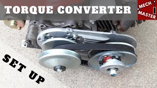 Go Kart Torque Converter Setup Install TAV [upl. by Salomo]