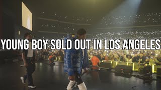 ​NbaYoungBoy at Microsoft Theater Still Flexin Still Steppin tour VLOG 27 [upl. by Araik]