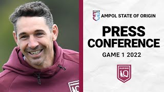 QLD Maroons Press Conference  State of Origin I 2022  NRL [upl. by Weihs794]