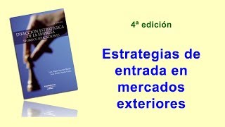 Estrategias de entrada en mercados exteriores [upl. by Earahc]