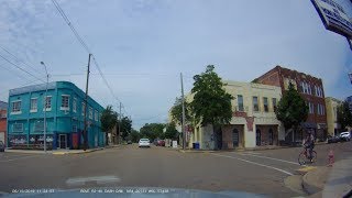 Driving In Downtown Clarksdale Mississippi And The Streets Of Clarksdale MS [upl. by Welsh590]