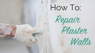 How To Repair Plaster Walls [upl. by Nicholle]