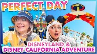 Disneyland and Disney California Adventure in ONE Perfect Day [upl. by Pansy]