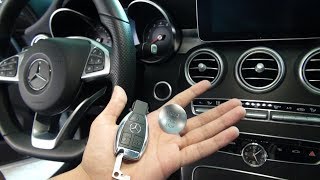 New Mercedes Benz  Cool Features Tips and Tricks Key Fob C Class [upl. by Chimene]