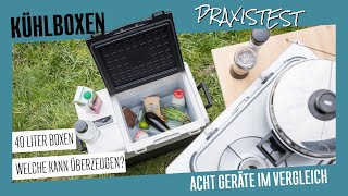 KühlboxenVergleich 8 neue KompressorKühlboxen der 40lKlasse im Test [upl. by Menides]