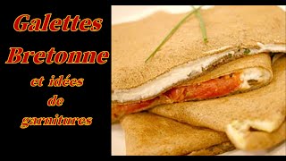 Galette Bretonne et idées de garnitures [upl. by Htinek165]