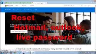 How to Change or Reset Hotmail Account Password [upl. by Anier]