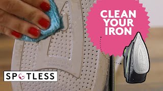 How to Clean an Iron 4 Easy Steps  Spotless  Real Simple [upl. by Frannie]