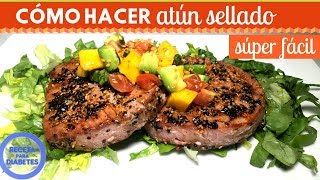 CÓMO HACER ATÚN SELLADO FÁCIL  Cocina de Addy [upl. by Marva]