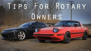 Tips For First Time Rotary Owners [upl. by Nelyt]