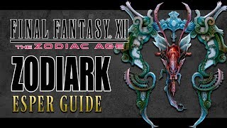 Final Fantasy XII The Zodiac Age  ZODIARK  Optional Espers Guide [upl. by Atikam]