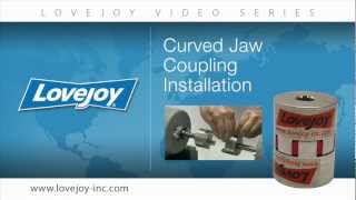 Lovejoy Standard Curved Jaw CJ Coupling Installation Video [upl. by Rehc]