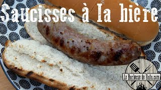 Saucisse grillée à la bière au barbecue [upl. by Dupuis25]