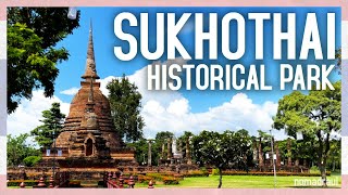 Sukhothai Historical Park Central Park Area walking tour  Thailand  4K 60fps  nomadraul [upl. by Elag]