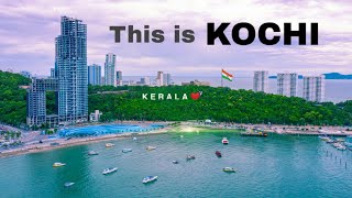 Kochi City  commercial capital of Kerala🌴Cinematic views 🇮🇳 [upl. by Brigham]