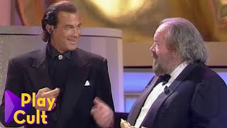 Bud Spencer consegna il Telegatto a Steven Seagal  Mediaset Play Cult [upl. by Ecinnahs]