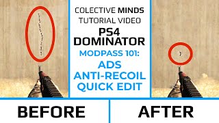 ADS AntiRecoil Quick Edit ★ Tutorial ★ PS4 Strike Pack Dominator [upl. by Nnairda302]