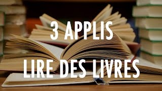 Le TOP 3  Les applications pour lire des livres [upl. by Aivital]