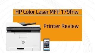 HP Color Laser MFP 179fnw Printer Review [upl. by Orvie]