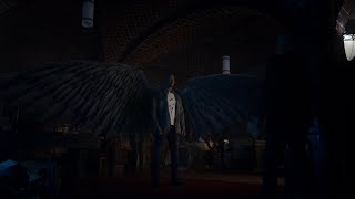 Lucifer S05E05  Amenadiel shows his immortality and wings [upl. by Aisylla8]