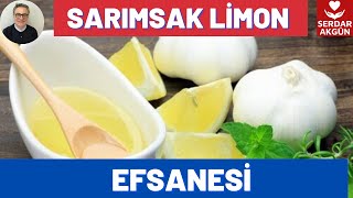 Sarımsak Limon Kürü İşe yarıyor mu Tek araştırma Damar Tıkanıklığı Serdar Akgün Sağlık [upl. by Petite]