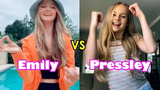 Emily Dobson vs Pressley Hosbach ✨🌠 Tik Tok Dance Compilation [upl. by Egidio]