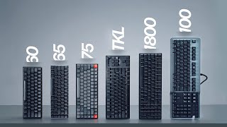 How to Choose the RIGHT Keyboard Size 60 65 TKL 100 [upl. by Norita]